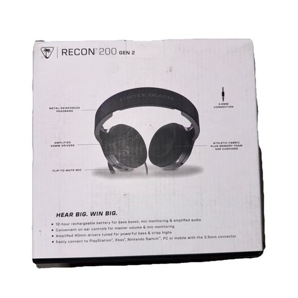 Turtle Beach - Recon 200 Gen 2 Powered Gaming Headset for Xbox Series X|S, Xb... - Picture 2 of 2